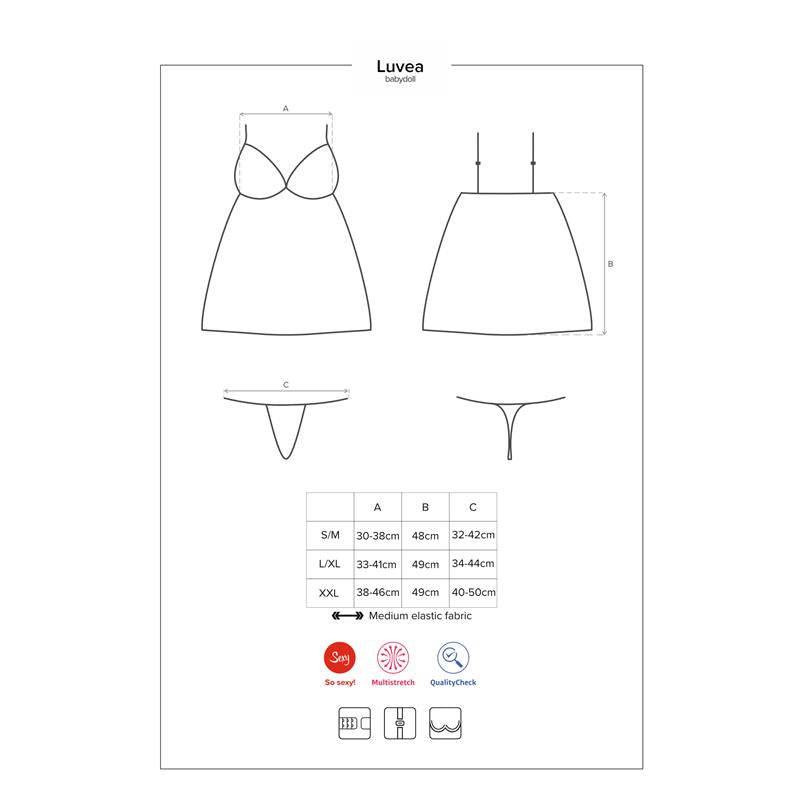 Apatinis trikotažas su karoliukais ir reguliuojamais dirželiais