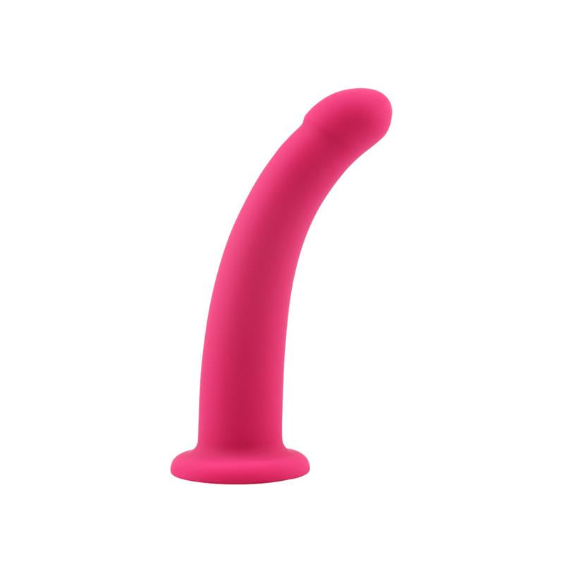 Silikoninis dildo su diržu, atsparus vandeniui