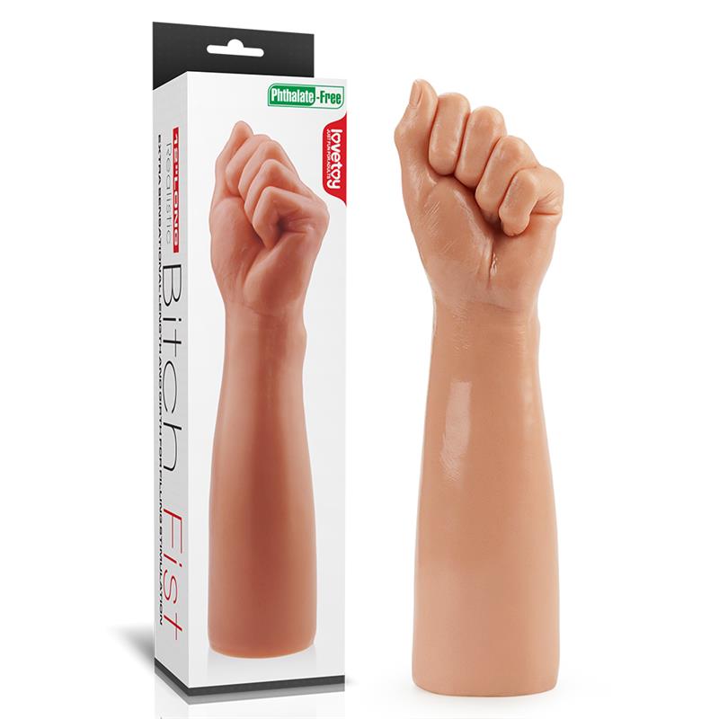 Rankos formos dildo su tikroviška tekstūra