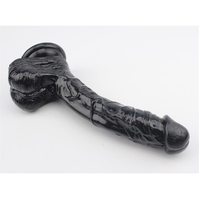 Tikroviškas dildo su siurbtuku natūraliems pojūčiams