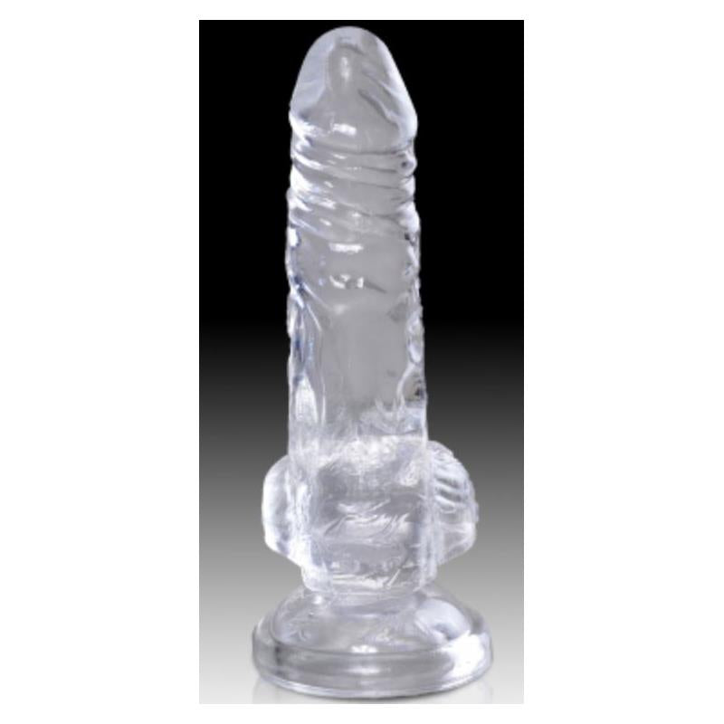 Tikroviškas dildo su siurbtuku ir lankstumu