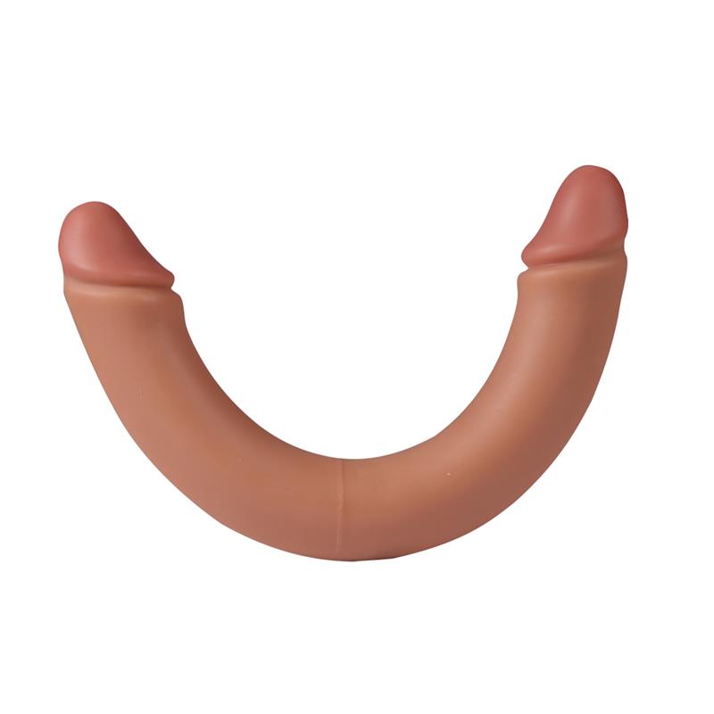 Dvigubas penis su tikrovišku pojūčiu ir atsparumu vandeniui