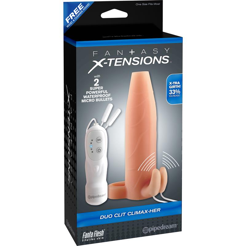Fantasy X-tensions Duo Clit Climax-Her-Flesh