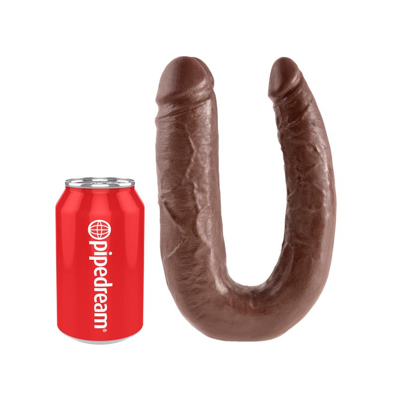 Realistinis dildo su siurbtuku ir tekstūruotu paviršiumi
