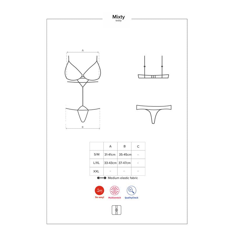 Nėriniuotas bodis su reguliuojamais dirželiais