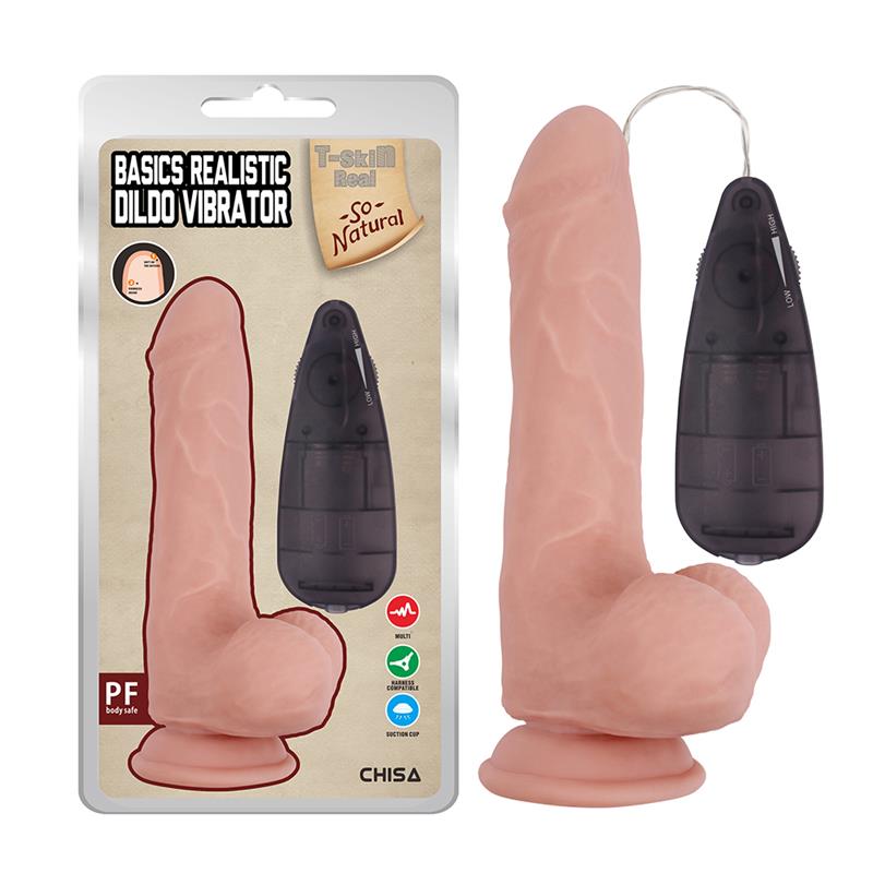Vibruojantis dildo su siurbtuku ir nuotoliniu valdymu