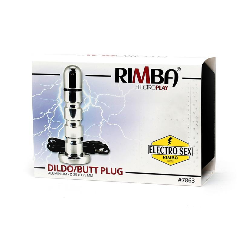 Elektrostimuliacijos dildo su aliuminio konstrukcija