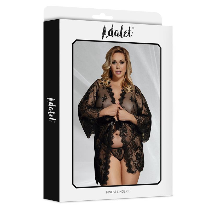 Nėriniuotas apatinis drabužis su ilgomis rankovėmis