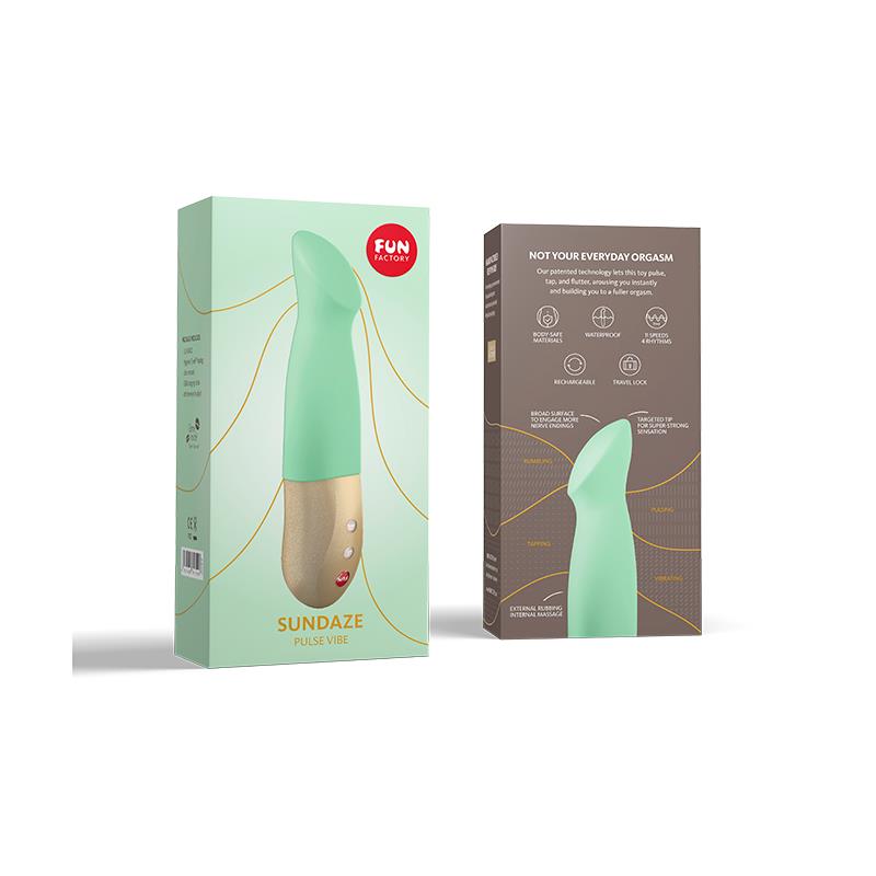 Stumiantis vibratorius su pulsacijos funkcija