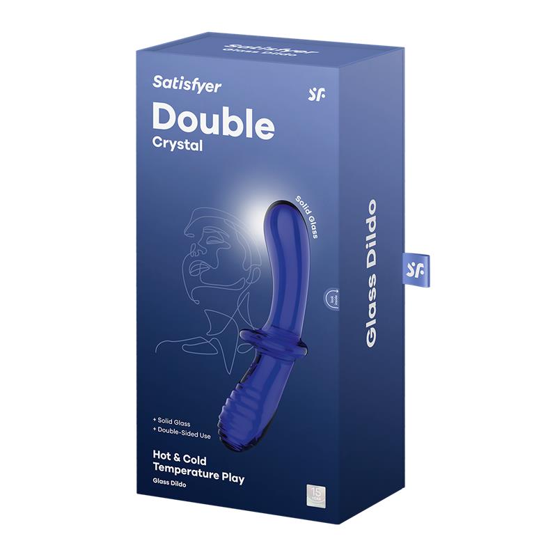 Dvigubas dildo su skirtinga tekstūra