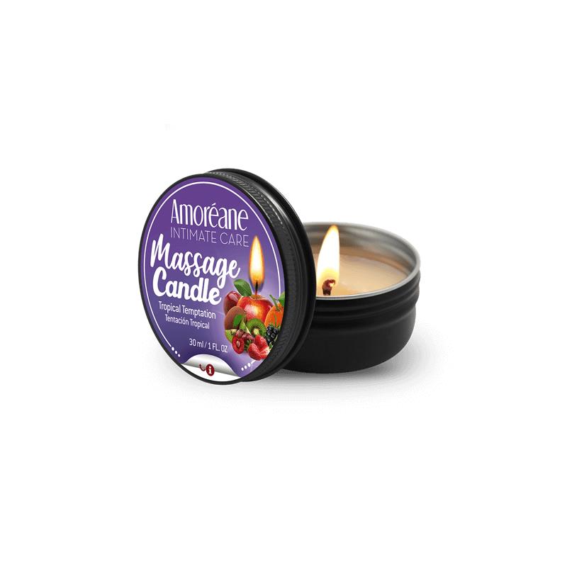 Masažinė žvakė su tropiniu aromatu