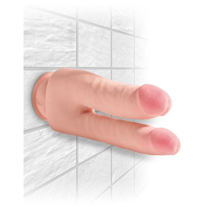Dildo dvigubam įsiskverbimui su trigubu tankiu