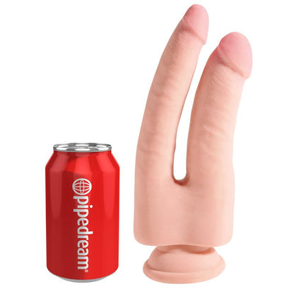 Dildo dvigubam įsiskverbimui su trigubu tankiu