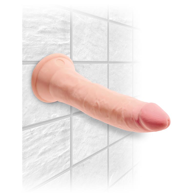 Dildo su trigubu tankiu ir siurbtuku
