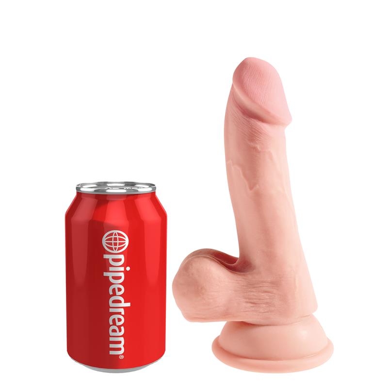 Realistinis dildo su stipriu siurbtuku