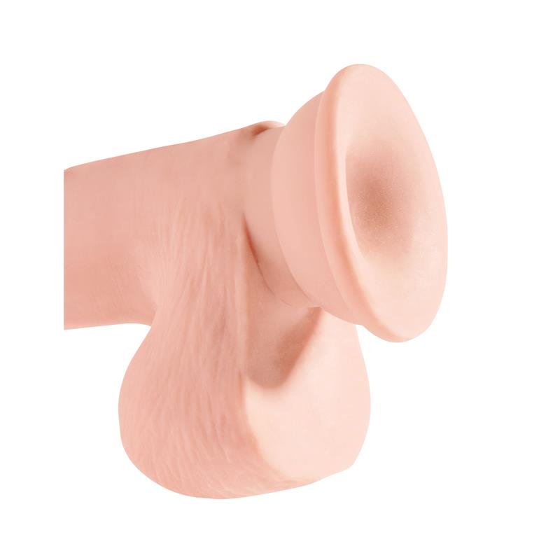 Dildo su siurbtuku ir trigubu tankiu