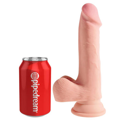 Dildo su siurbtuku ir trigubu tankiu