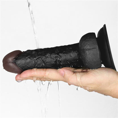 Diržas su dildo ir vibracija, reguliuojamas dydis