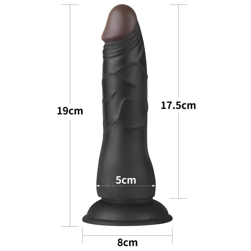 Diržas su dildo galvute - tikroviškas pojūtis