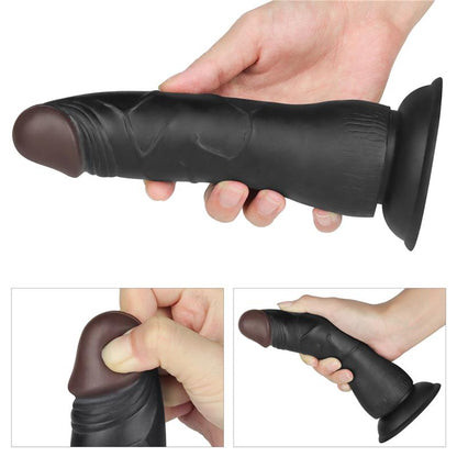 Diržas su dildo galvute - tikroviškas pojūtis