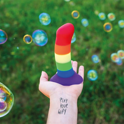 Dildo G-taško stimuliacijai su siurbimo pagrindu