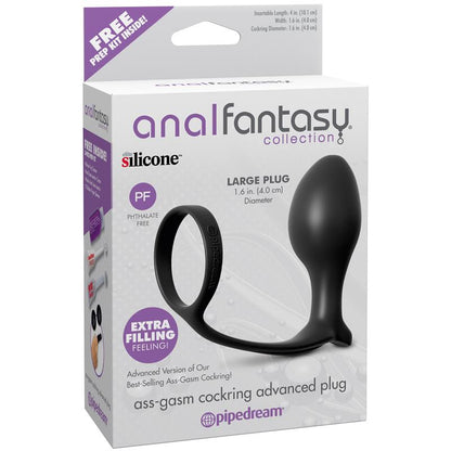 Analinis žiedas-kištukas su prostatos stimuliacija