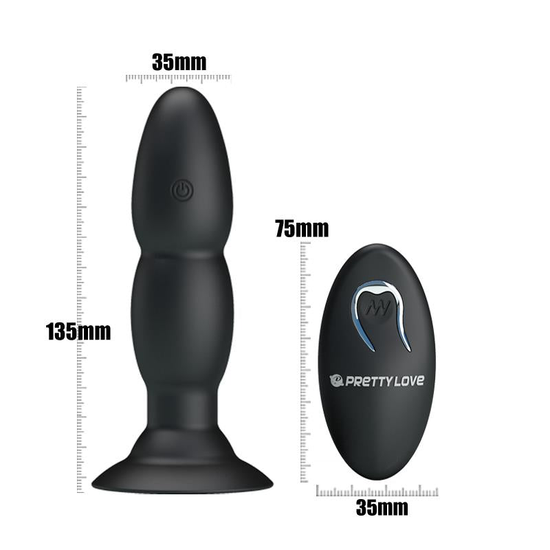 Analinis kištukas su vibracija ir sukimosi funkcija
