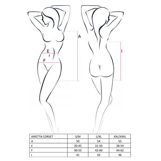 Juodas korsetas su strypais figūros formavimui