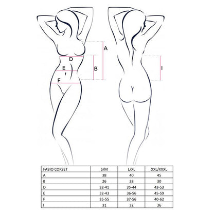 Juodas korsetas su formuojančiais strypais
