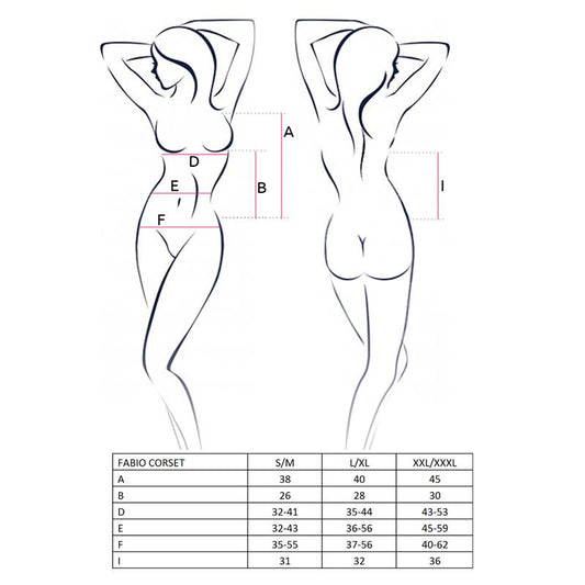 Juodas korsetas su formuojančiais strypais