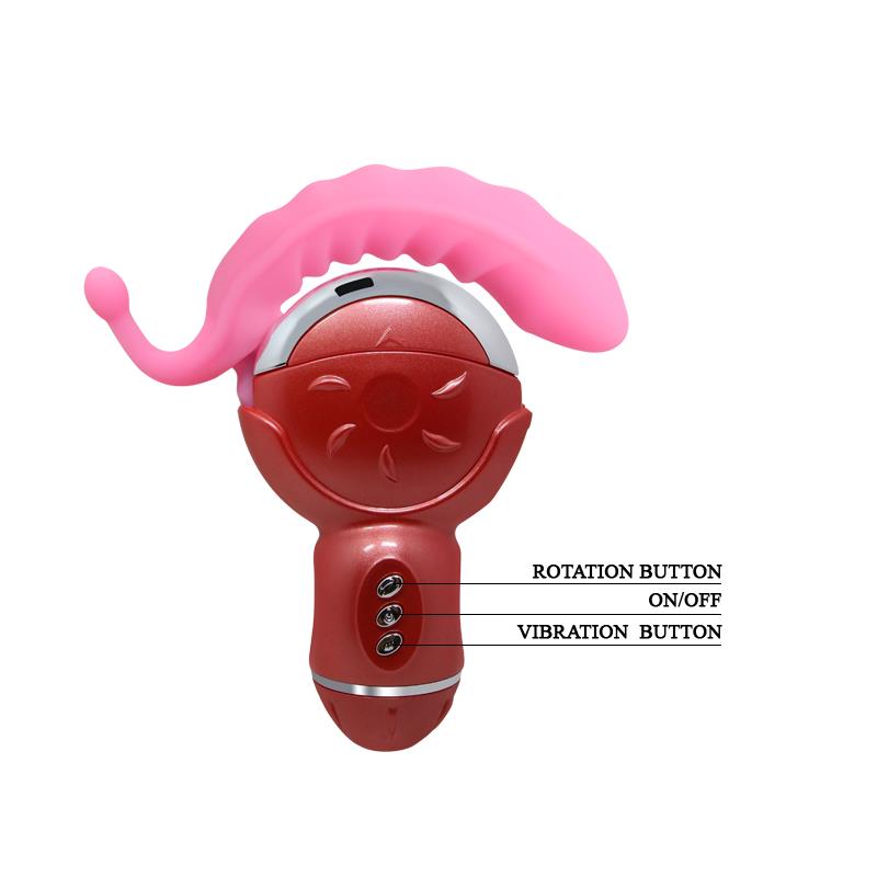 G-taško vibratorius su intensyvia vibracija ir sukimu