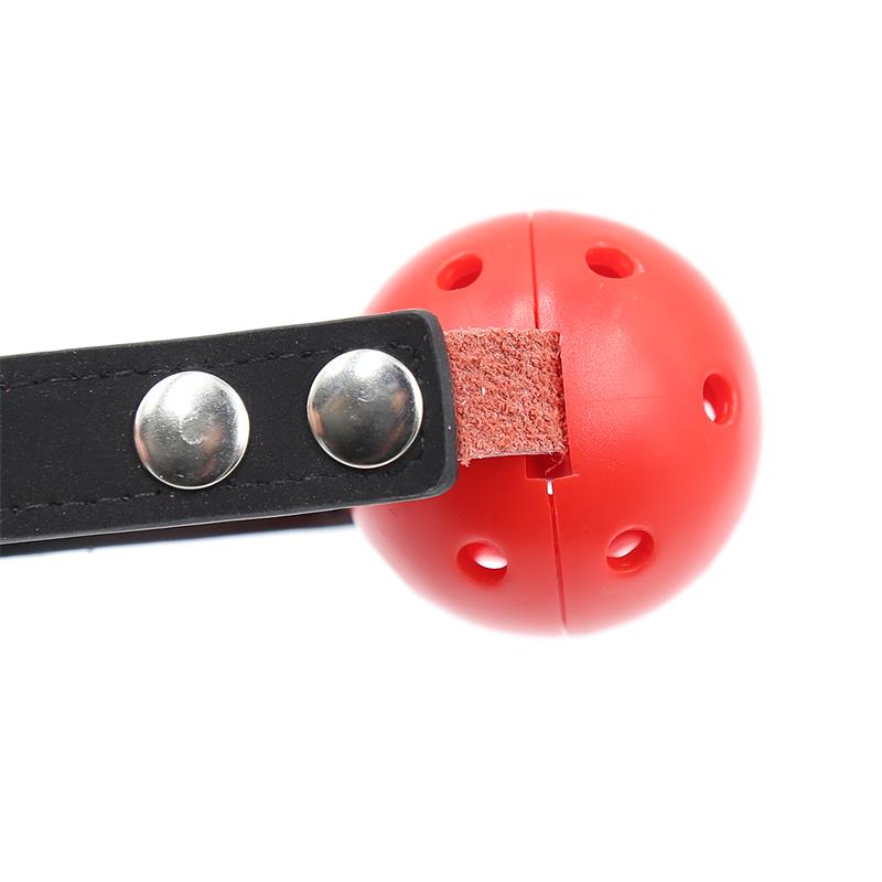 Burnos kamštukas su kvėpuojančiu rutuliu