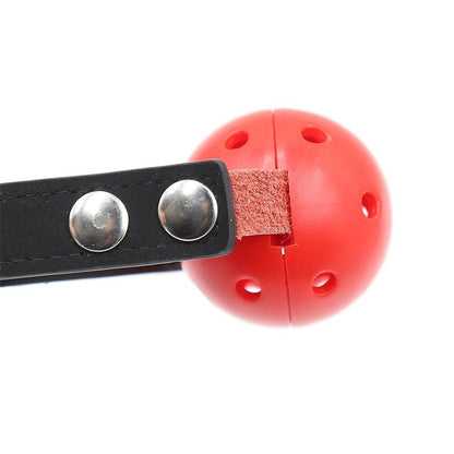 Burnos kamštukas su kvėpuojančiu rutuliu