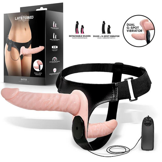 Dvigubas dildo su G-taško vibracija ir nuotoliniu valdymu