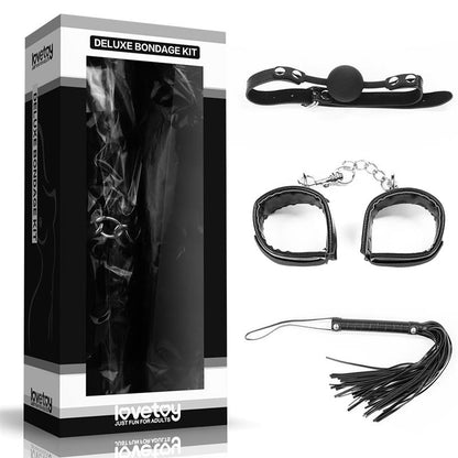 Bondage rinkinys su reguliuojamais pritvirtinimais