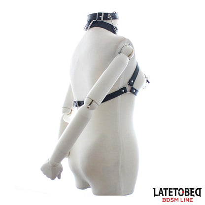 Krūtinės diržas su atvirais kaušeliais ir reguliavimu