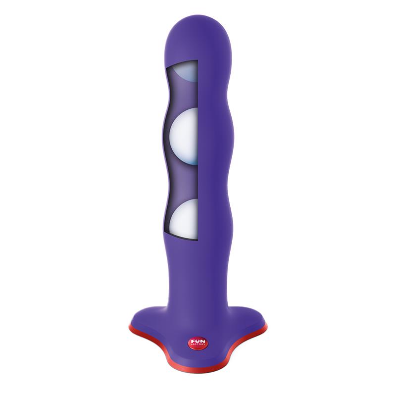 Dildo su svertiniais kamuoliukais – organiškas malonumas