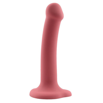 Lankstus silikoninis dildo su siurbtuku
