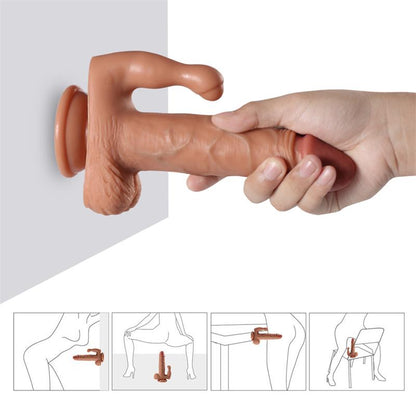 Realistiškas dildo su 20 vibracijos režimų