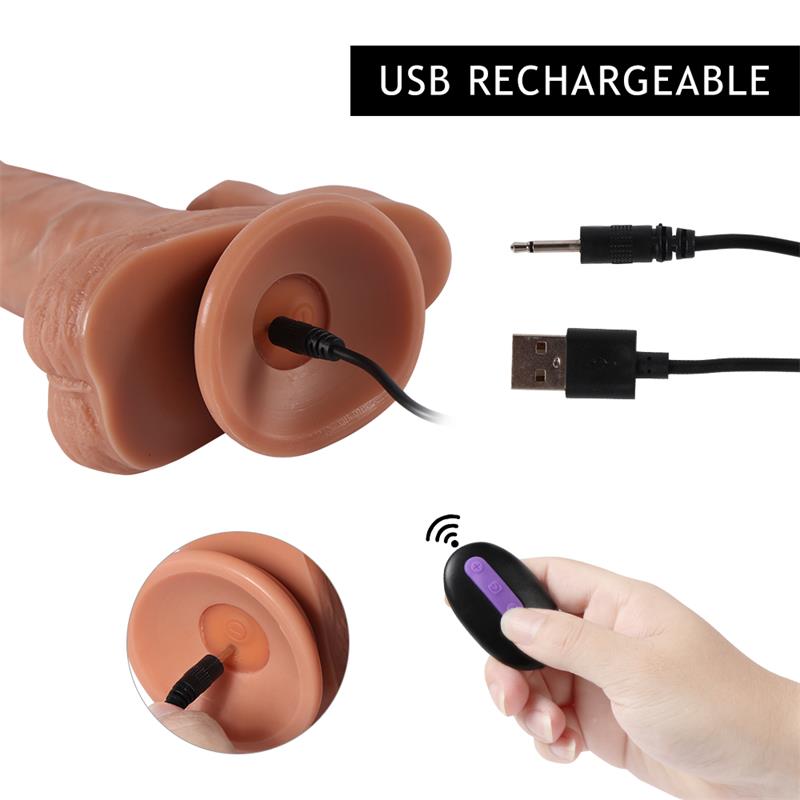 Realistiškas dildo su 20 vibracijos režimų