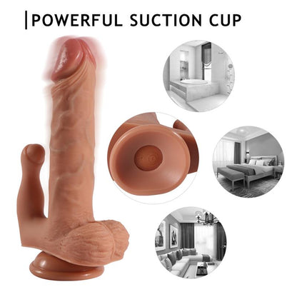 Realistiškas dildo su 20 vibracijos režimų