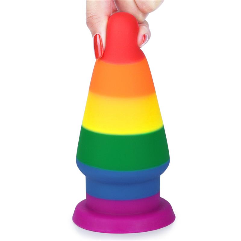 Aksominis analinis kamštis su ergonomišku dizainu