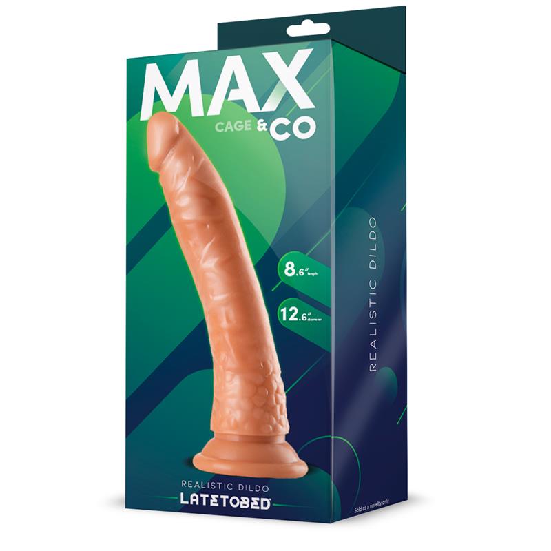 Dildo su siurbtuku ir realistiniu paviršiumi