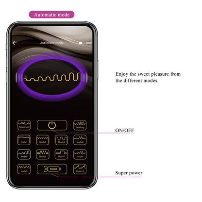 Bluetooth vibruojantis kiaušinis su atminties funkcija