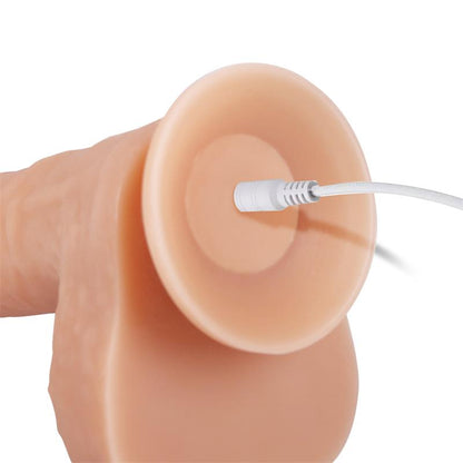 Teleskopinis dildo su 360° judesiu