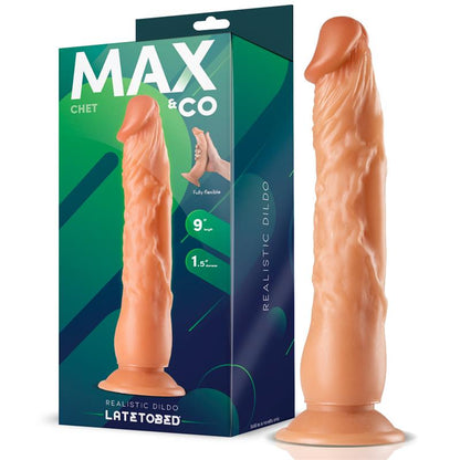 Dildo su siurbtuku ir tikrovišku paviršiumi