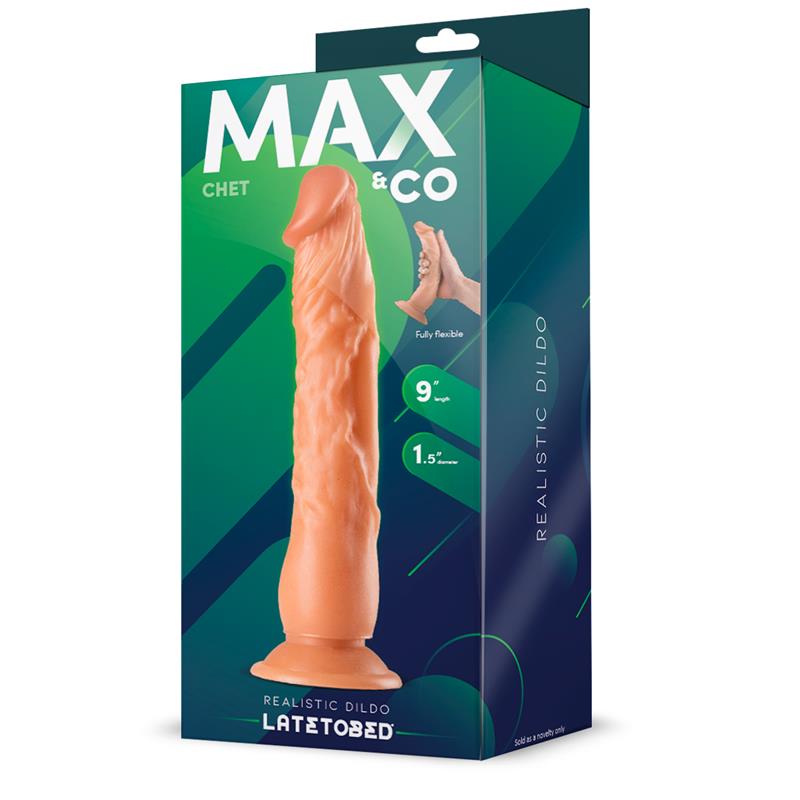 Dildo su siurbtuku ir tikrovišku paviršiumi
