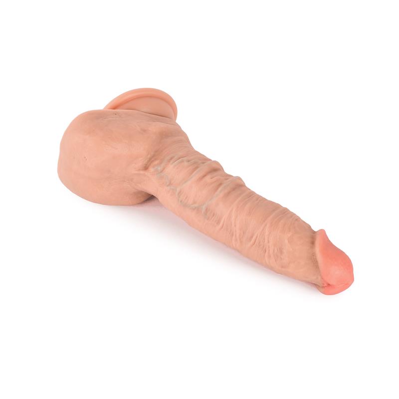 Dildo su dvigubu tankiu ir siurbtuku