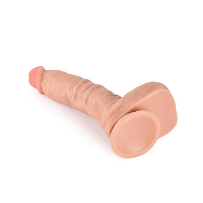 Dildo su dvigubu tankiu ir siurbtuku