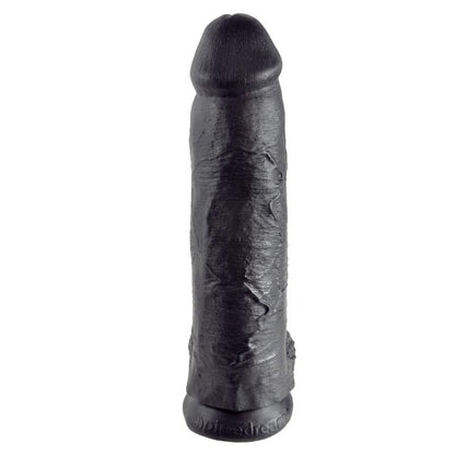 Realistiškas dildo su siurbtuku ir reljefine tekstūra